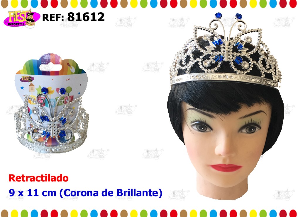 CORONA DE BRILLANTE 9X 11 CM
