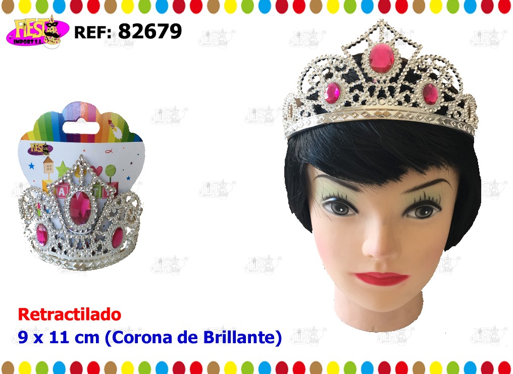 [82679] CORONA DE BRILLANTE 9 X11 CM