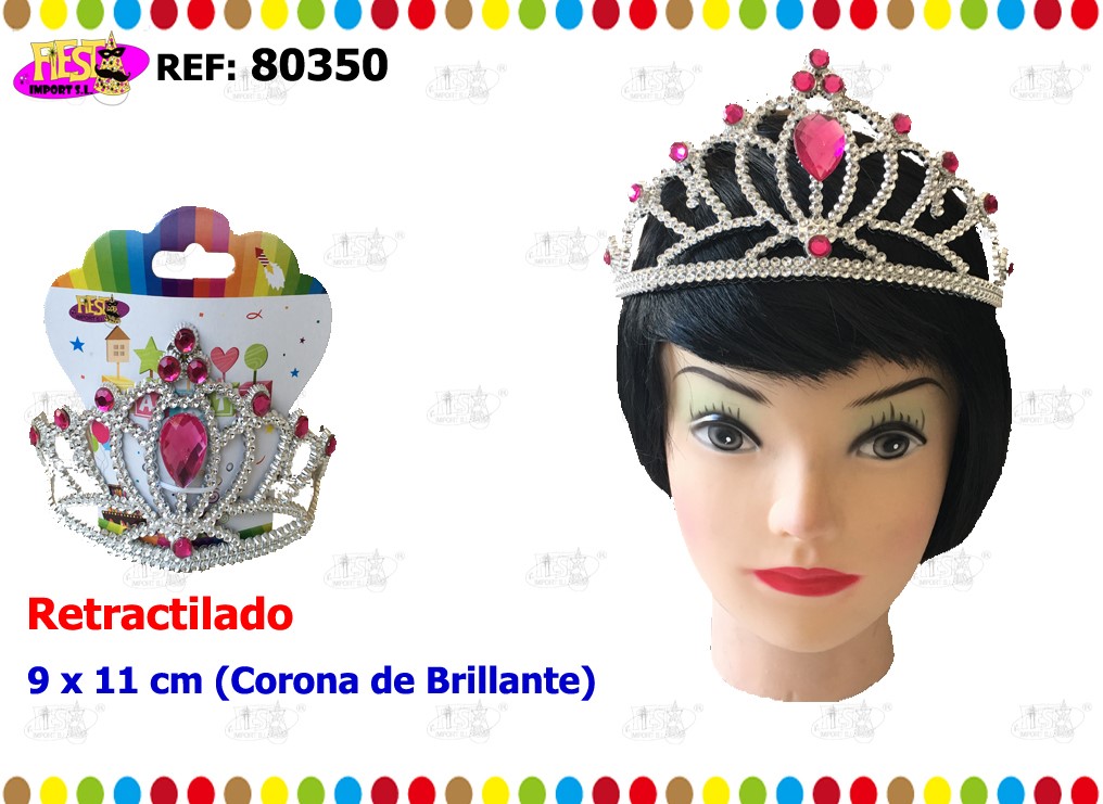CORONA DE BRILLANTE 9X 11 CM