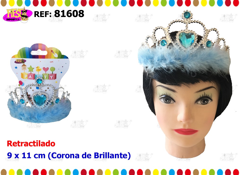 CORONA DE BRILLANTE 9X 11 CM