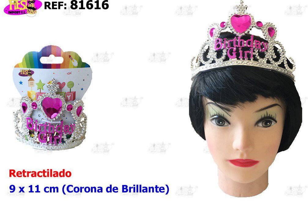 [81616] CORONA DE BRILLANTE 9X 11 CM