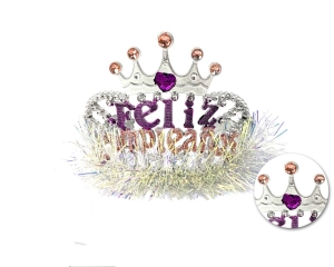 CORONA FELIZ CUMPLE ESPUMILLON