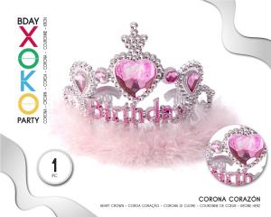 CORONA BIRTHDAY GIRL PLUMAS