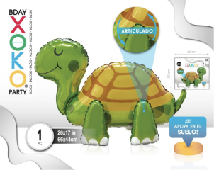 [58194] GLOBO FOIL 3D TORTUGA 66*32*44 CM