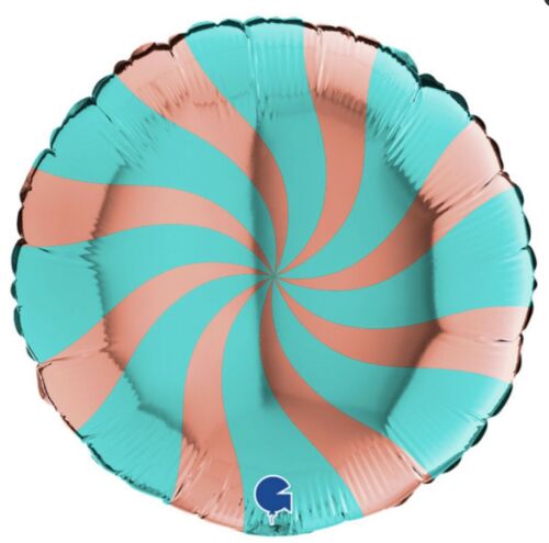 [2317] GLOBO FOIL 18"/ Ø46 CM. REMOLINO ORO TIFFANY